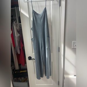 Pull and Bear Jumpsuit Charcoal Gray